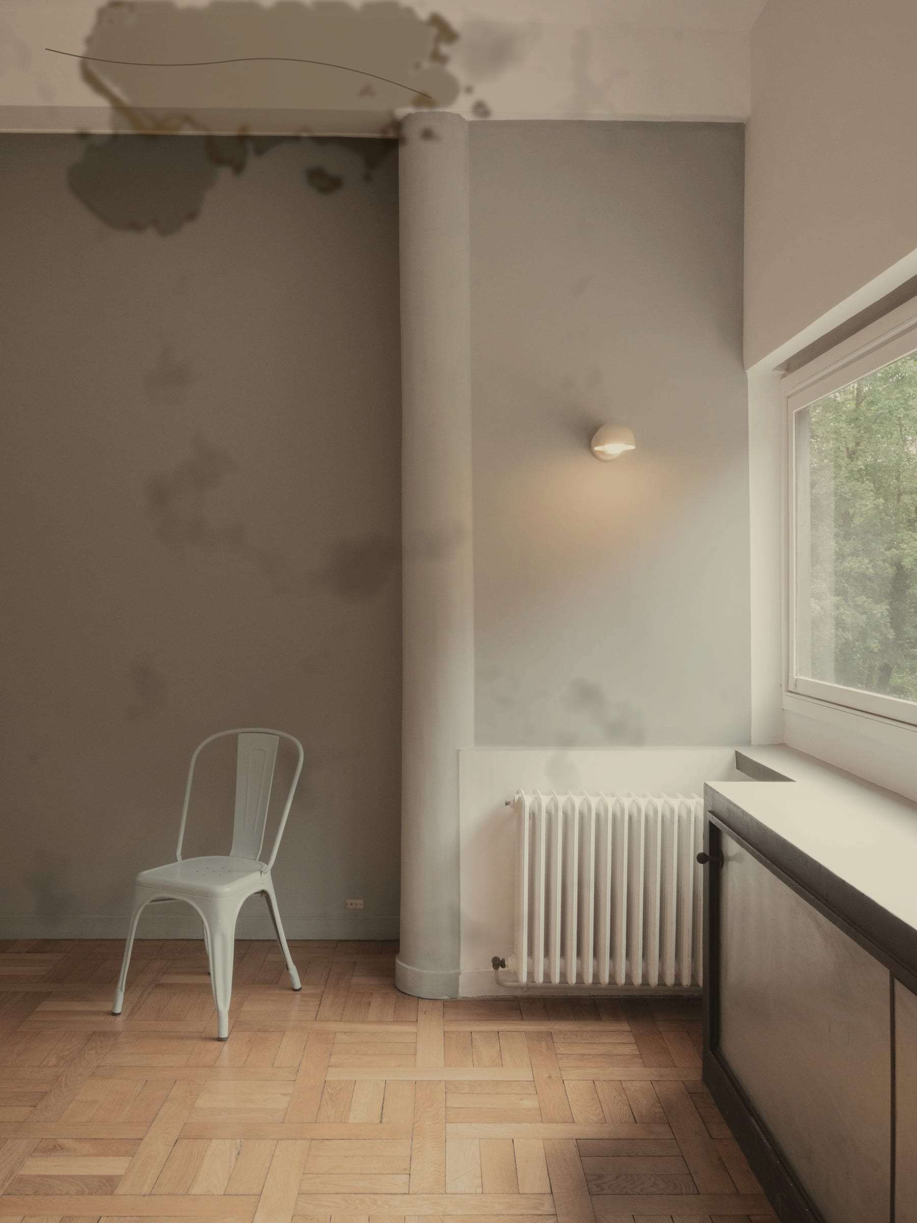 Avant les travaux : pièce d’un appartement à Yverdon-les-Bains